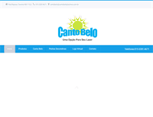 Tablet Screenshot of cantobelopiscinas.com.br